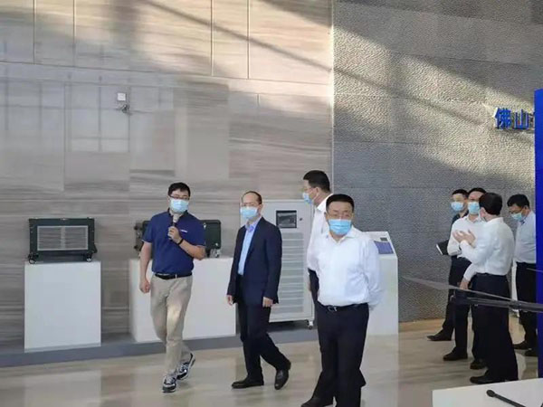 佛山市委書記鄭軻、代市長白濤一行調(diào)研考察佛山攀業(yè)